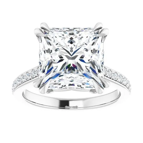 Double Claw-Prong Engagement Ring Image 3 Eskews Fine Jewelers Lee's Summit, MO