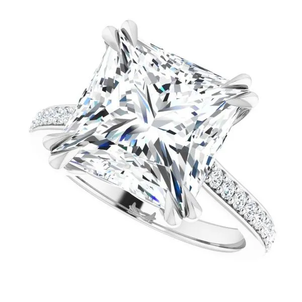 Double Claw-Prong Engagement Ring Image 5 Eskews Fine Jewelers Lee's Summit, MO