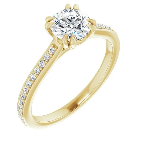 Double Claw-Prong Engagement Ring Rox Atlanta Jewelers Decatur, GA