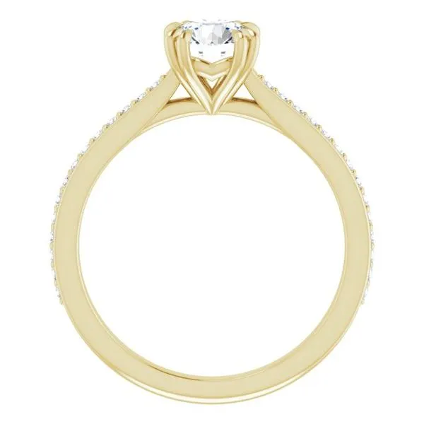 Double Claw-Prong Engagement Ring Image 2 Rox Atlanta Jewelers Decatur, GA