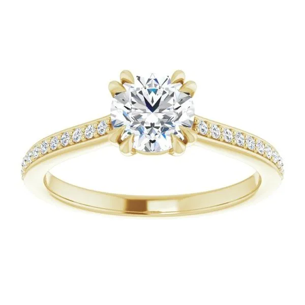 Double Claw-Prong Engagement Ring Image 3 Rox Atlanta Jewelers Decatur, GA