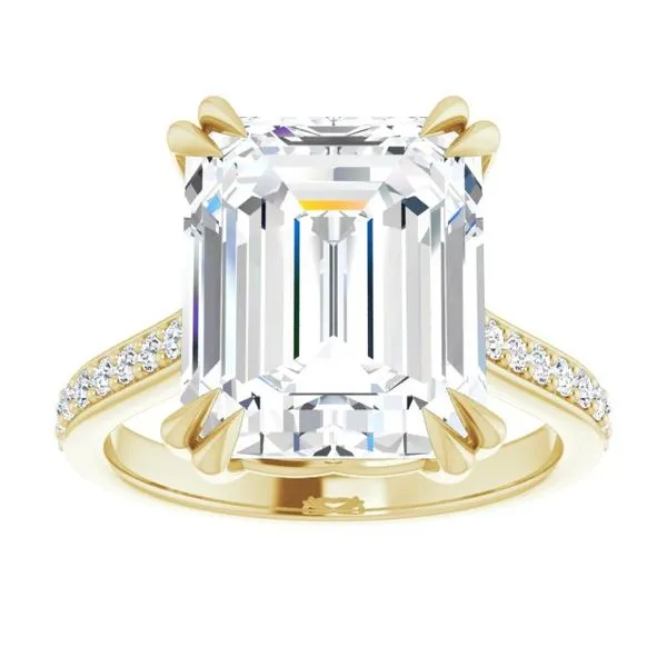 Double Claw-Prong Engagement Ring Image 3 Rox Atlanta Jewelers Decatur, GA