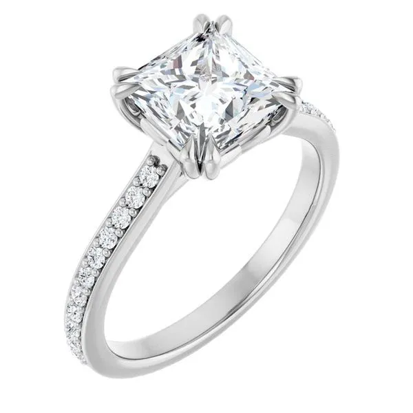 Double Claw-Prong Engagement Ring Rox Atlanta Jewelers Decatur, GA