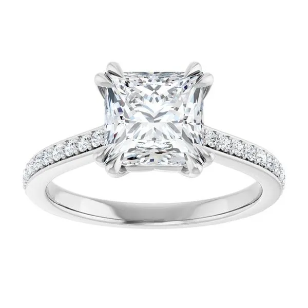 Double Claw-Prong Engagement Ring Image 3 Rox Atlanta Jewelers Decatur, GA