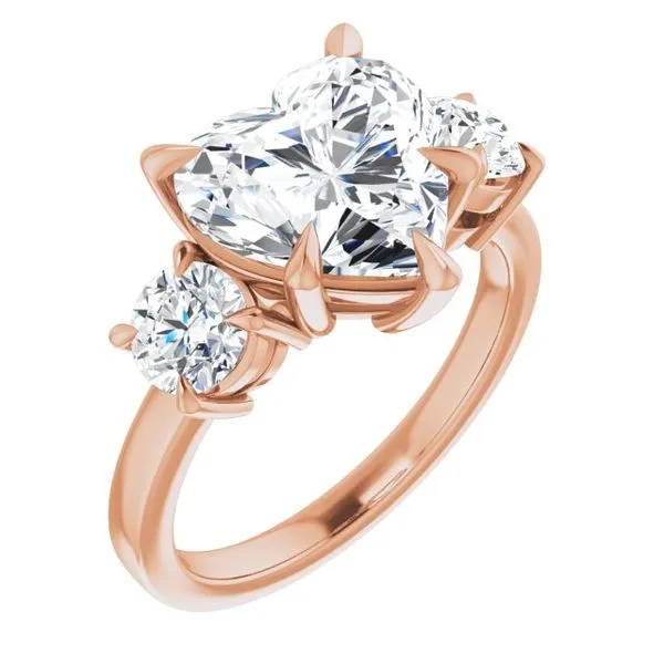 Bezel-Set Three-Stone Engagement Ring Raleigh Diamond Fine Jewelry Raleigh, NC