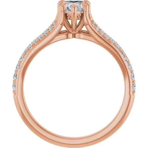 Accented Engagement Ring Image 2 Raleigh Diamond Fine Jewelry Raleigh, NC