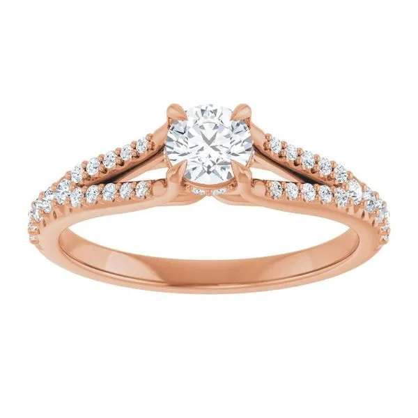 Accented Engagement Ring Image 3 Raleigh Diamond Fine Jewelry Raleigh, NC
