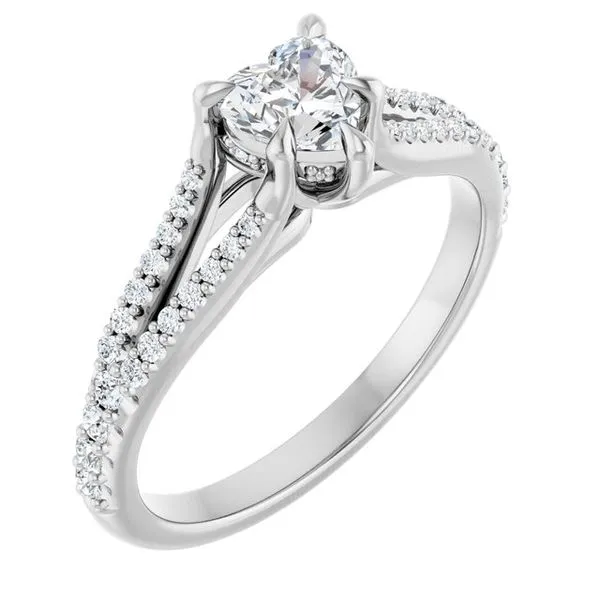 Accented Engagement Ring Raleigh Diamond Fine Jewelry Raleigh, NC