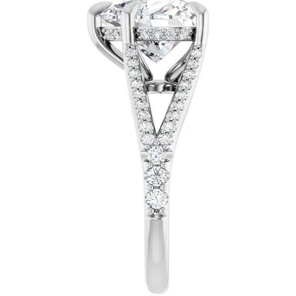 Accented Engagement Ring Image 4 Raleigh Diamond Fine Jewelry Raleigh, NC