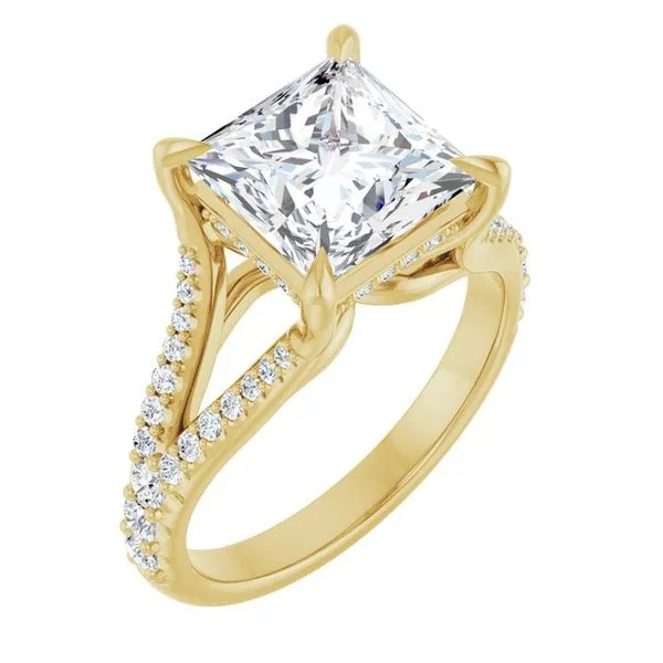 Accented Engagement Ring Raleigh Diamond Fine Jewelry Raleigh, NC