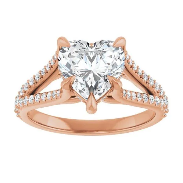 Accented Engagement Ring Image 3 Raleigh Diamond Fine Jewelry Raleigh, NC