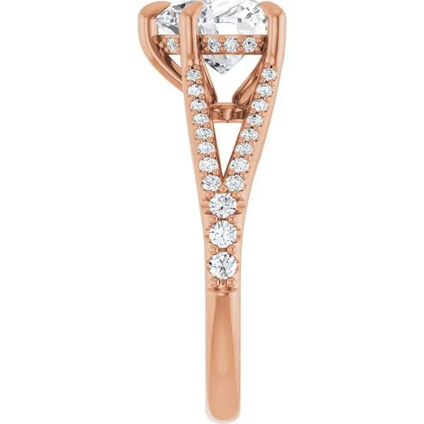 Accented Engagement Ring Image 4 Raleigh Diamond Fine Jewelry Raleigh, NC