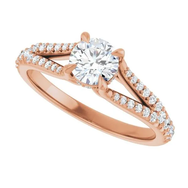 Accented Engagement Ring Image 5 Raleigh Diamond Fine Jewelry Raleigh, NC