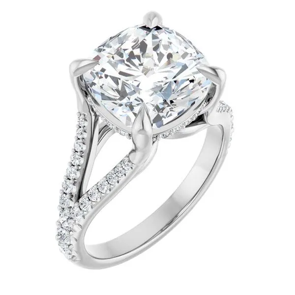 Accented Engagement Ring Raleigh Diamond Fine Jewelry Raleigh, NC