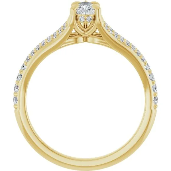 Accented Engagement Ring Image 2 Raleigh Diamond Fine Jewelry Raleigh, NC