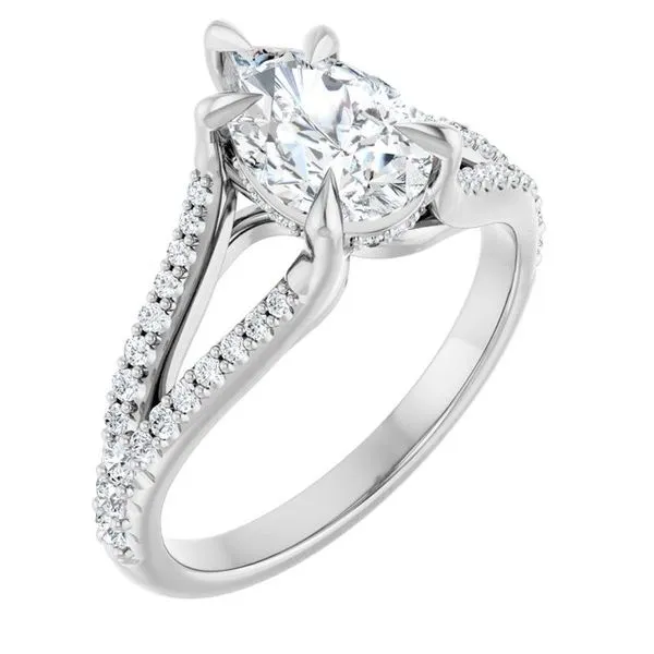 Accented Engagement Ring Raleigh Diamond Fine Jewelry Raleigh, NC