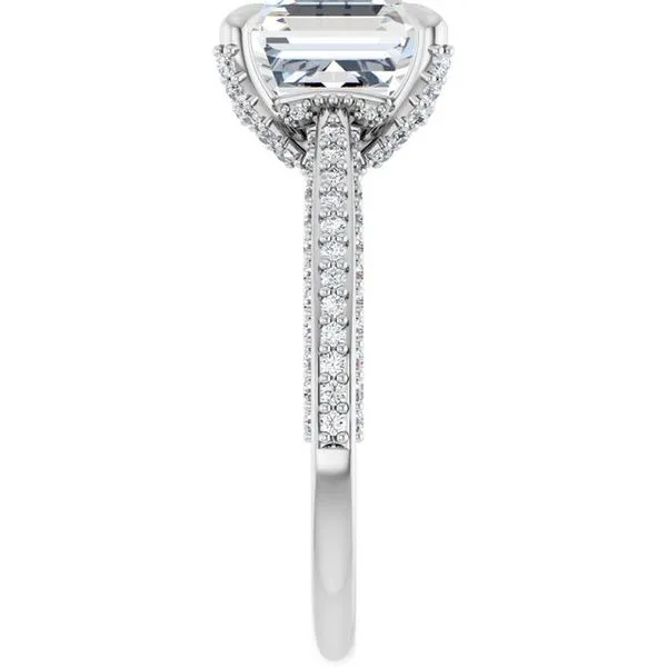Accented Engagement Ring Image 4 Raleigh Diamond Fine Jewelry Raleigh, NC