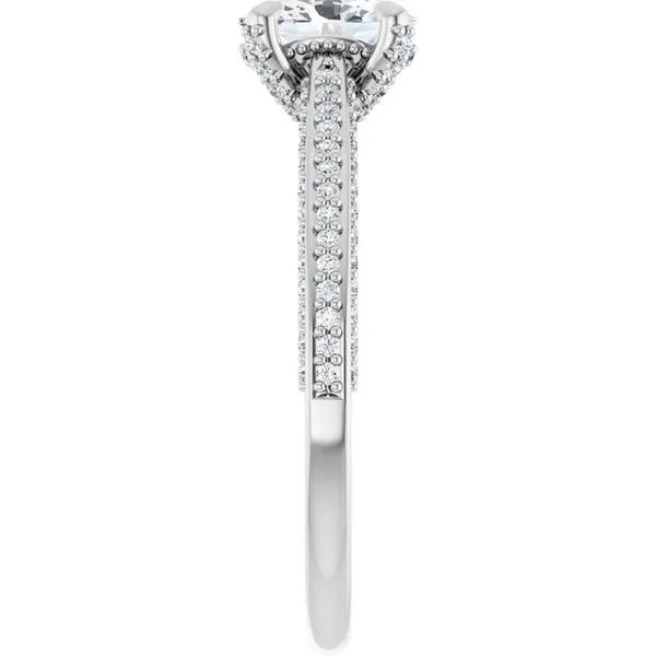 Accented Engagement Ring Image 4 Raleigh Diamond Fine Jewelry Raleigh, NC