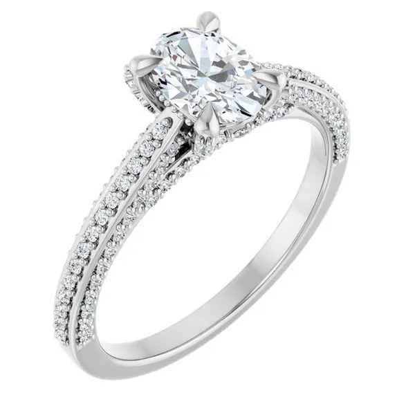 Accented Engagement Ring Raleigh Diamond Fine Jewelry Raleigh, NC