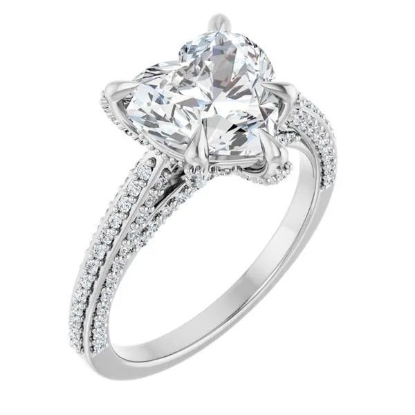 Accented Engagement Ring Raleigh Diamond Fine Jewelry Raleigh, NC