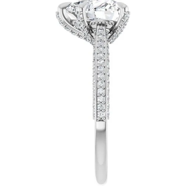 Accented Engagement Ring Image 4 Raleigh Diamond Fine Jewelry Raleigh, NC