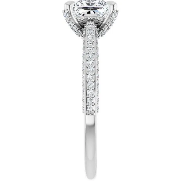 Accented Engagement Ring Image 4 Raleigh Diamond Fine Jewelry Raleigh, NC