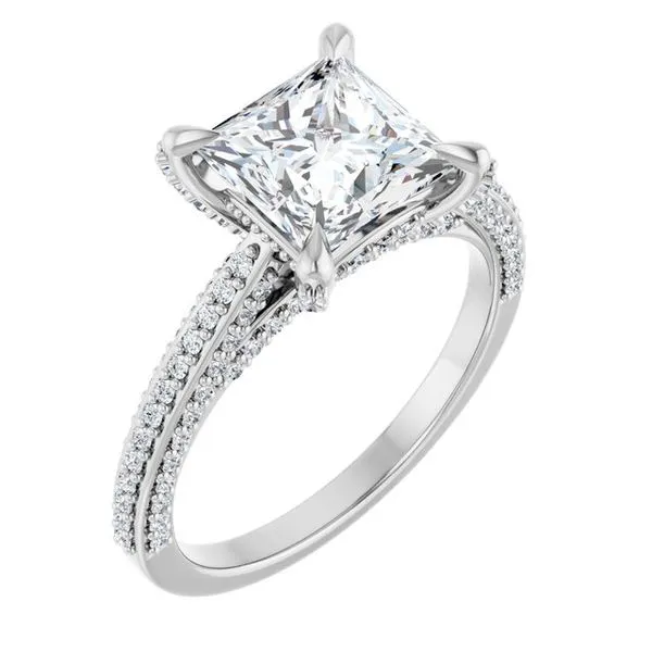 Accented Engagement Ring Raleigh Diamond Fine Jewelry Raleigh, NC