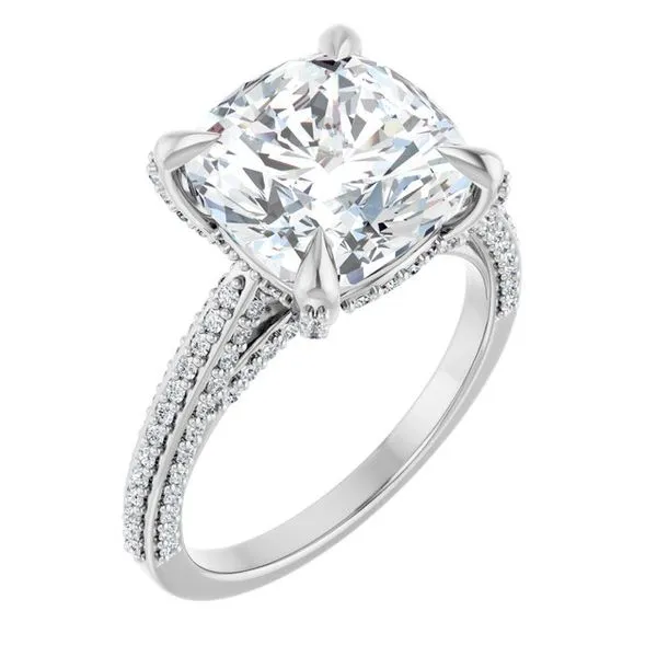 Accented Engagement Ring Raleigh Diamond Fine Jewelry Raleigh, NC