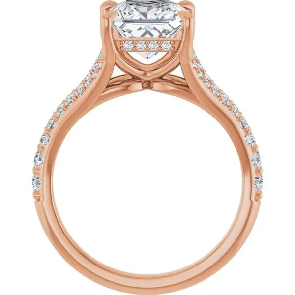 Accented Engagement Ring Image 2 Raleigh Diamond Fine Jewelry Raleigh, NC