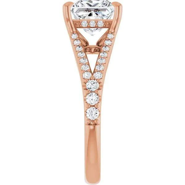 Accented Engagement Ring Image 4 Raleigh Diamond Fine Jewelry Raleigh, NC