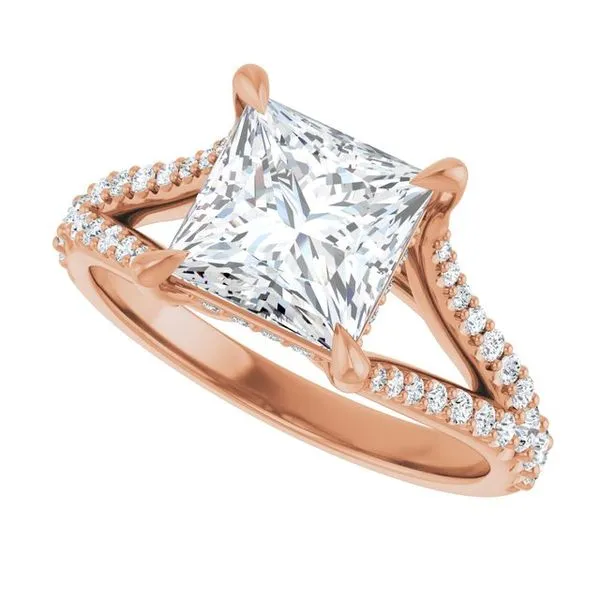 Accented Engagement Ring Image 5 Raleigh Diamond Fine Jewelry Raleigh, NC