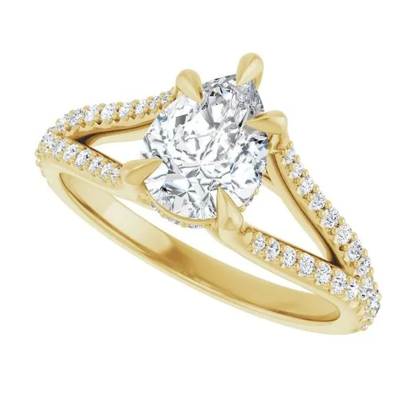 Accented Engagement Ring Image 5 Raleigh Diamond Fine Jewelry Raleigh, NC