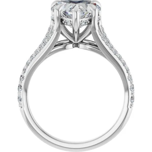 Accented Engagement Ring Image 2 Raleigh Diamond Fine Jewelry Raleigh, NC