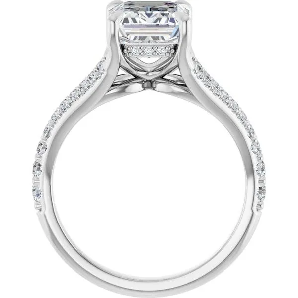 Accented Engagement Ring Image 2 Raleigh Diamond Fine Jewelry Raleigh, NC