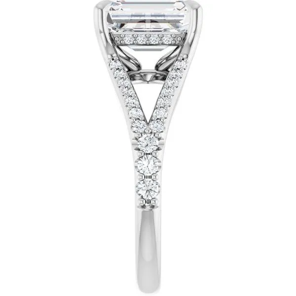 Accented Engagement Ring Image 4 Raleigh Diamond Fine Jewelry Raleigh, NC