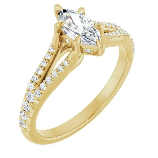 Accented Engagement Ring Raleigh Diamond Fine Jewelry Raleigh, NC