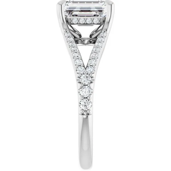 Accented Engagement Ring Image 4 Raleigh Diamond Fine Jewelry Raleigh, NC