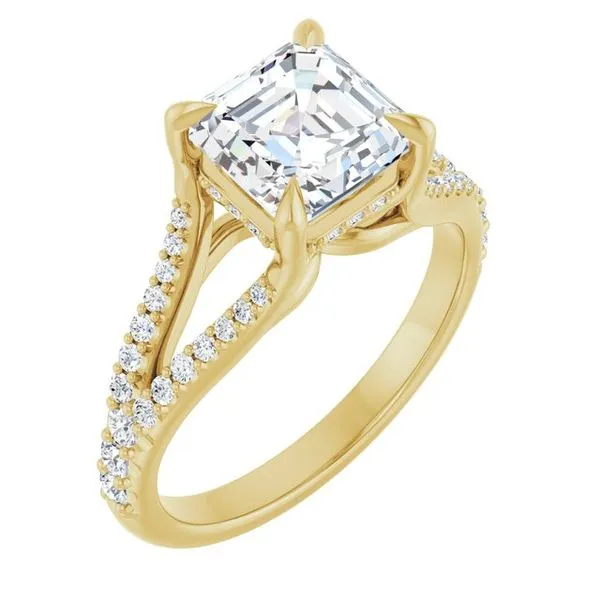 Accented Engagement Ring Raleigh Diamond Fine Jewelry Raleigh, NC