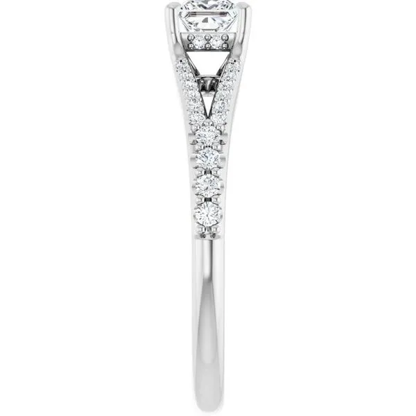 Accented Engagement Ring Image 4 Raleigh Diamond Fine Jewelry Raleigh, NC