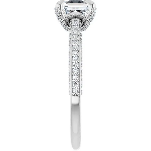 Accented Engagement Ring Image 4 Raleigh Diamond Fine Jewelry Raleigh, NC