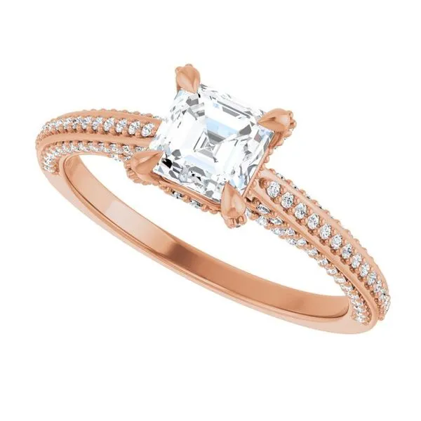 Accented Engagement Ring Image 5 Raleigh Diamond Fine Jewelry Raleigh, NC