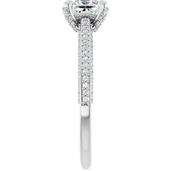 Accented Engagement Ring Image 4 Raleigh Diamond Fine Jewelry Raleigh, NC