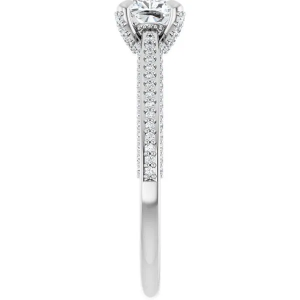 Accented Engagement Ring Image 4 Raleigh Diamond Fine Jewelry Raleigh, NC
