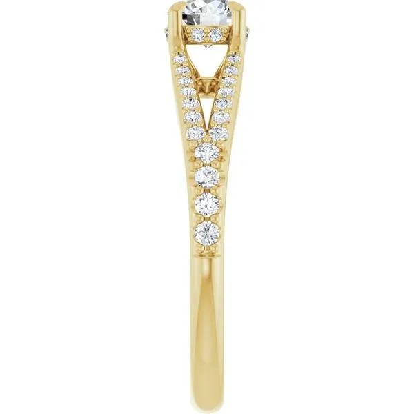 Accented Engagement Ring Image 4 Raleigh Diamond Fine Jewelry Raleigh, NC