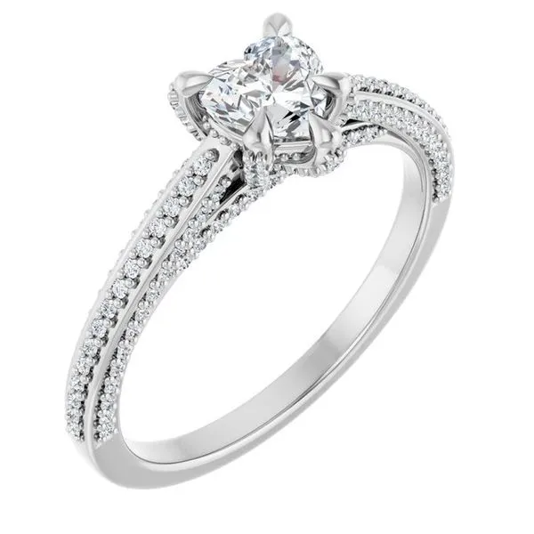 Accented Engagement Ring Raleigh Diamond Fine Jewelry Raleigh, NC