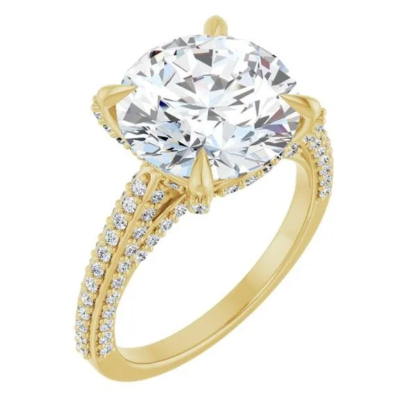 Accented Engagement Ring Raleigh Diamond Fine Jewelry Raleigh, NC