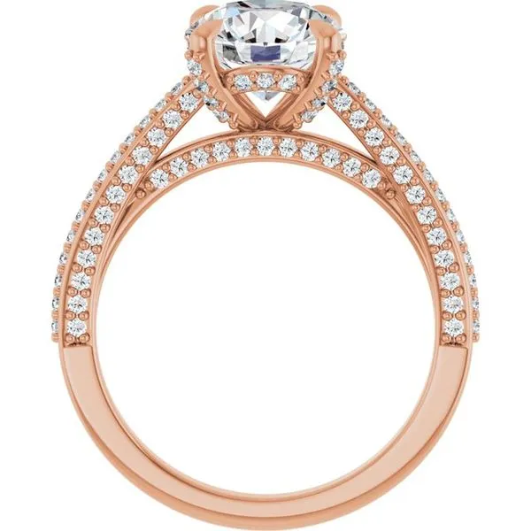 Accented Engagement Ring Image 2 House of Silva Wooster, OH