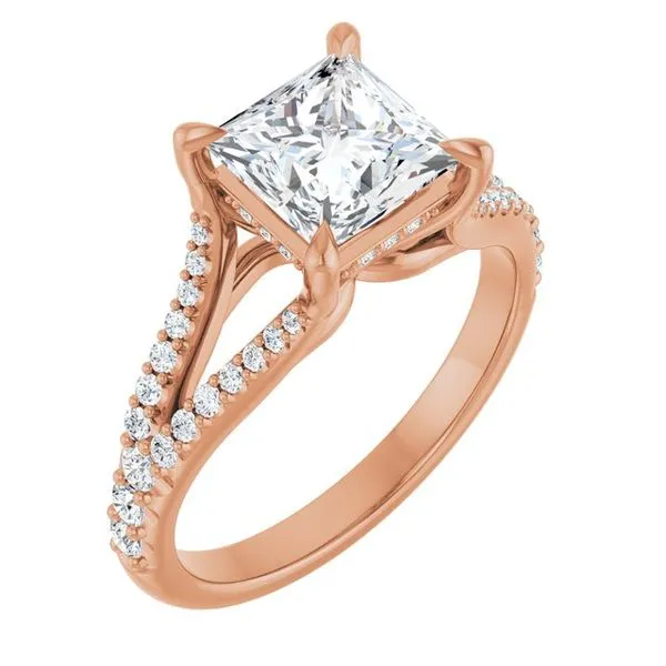 Accented Engagement Ring Raleigh Diamond Fine Jewelry Raleigh, NC