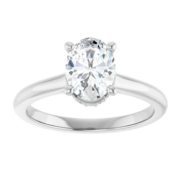 Hidden Halo-Style Engagement Ring Image 3 Mark Jewellers La Crosse, WI