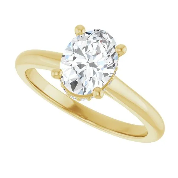 Hidden Halo-Style Engagement Ring Image 5 Shipley's Fine Jewelry Hampstead, MD